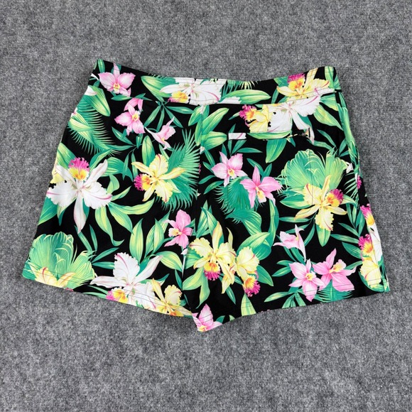 Tommy Bahama Swim Trunks Small Black Floral Orchid Garden Boardshorts NWT Men's‎ - Picture 7 of 10